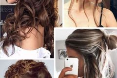 collage de fotos con peinados bonitos